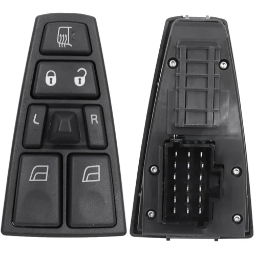 Imagen 2 del producto 20752918 Botón de control del interruptor de la ventana eléctrica del lado del pasajero para camión Volvo FH12 FM VNL 20953592 20752919 21543901 20752913