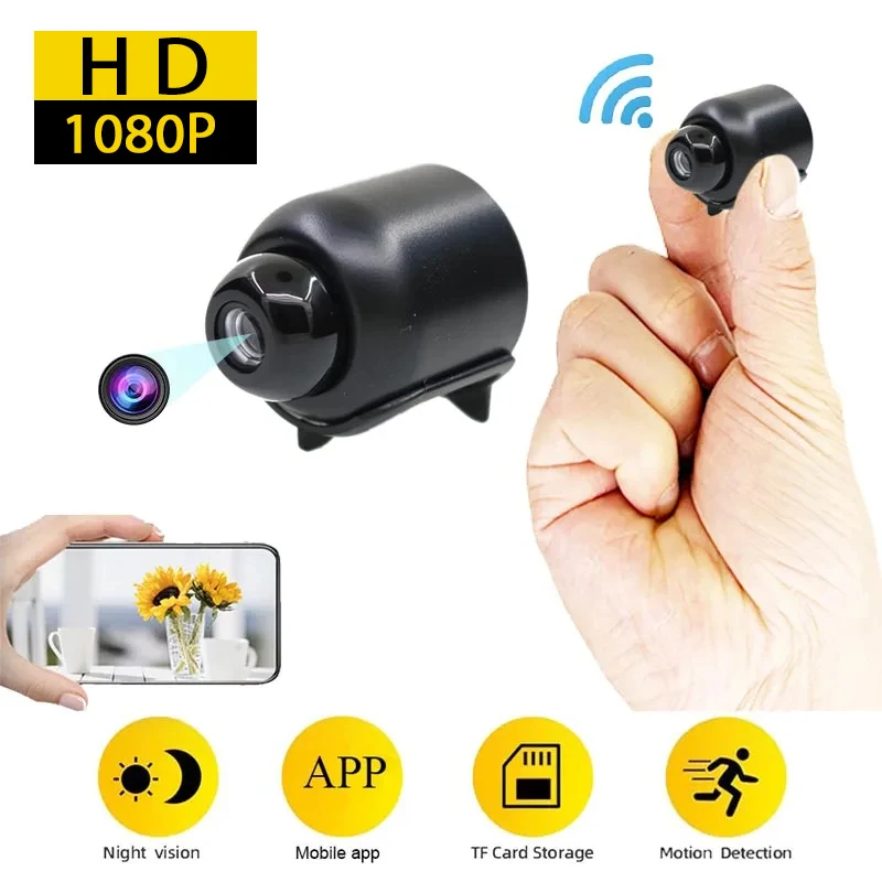 X5 Mini Camera HD 1080P Intelligent Home Security IP WiFi Camera HD 720P Monitor Mobile Remote Camera Mobile Remote Application