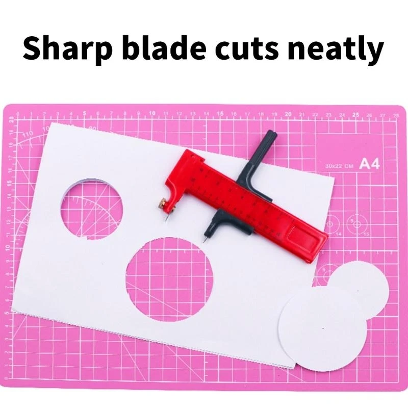 

Cutter Circular Cutting Tool Adjustable Precise Circular Cutter Circular Cut for Dia 2cm-15cm Circles
