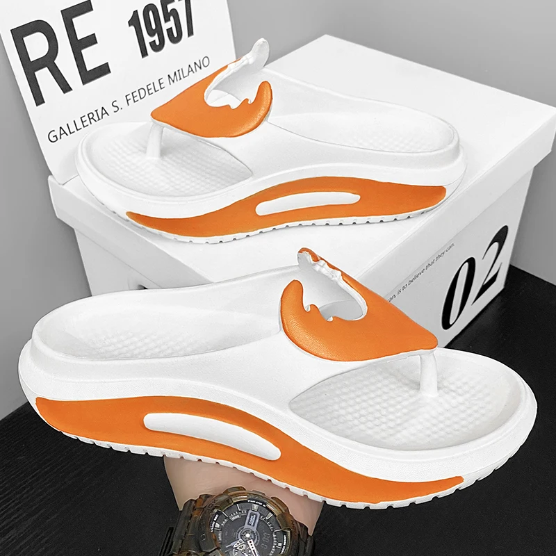 New Men's Slippers Men Summer Shoes Mixed Colors Sandals Male Slipper Indoor and Outdoor Flip Flops Casual Beach Shoes for Man