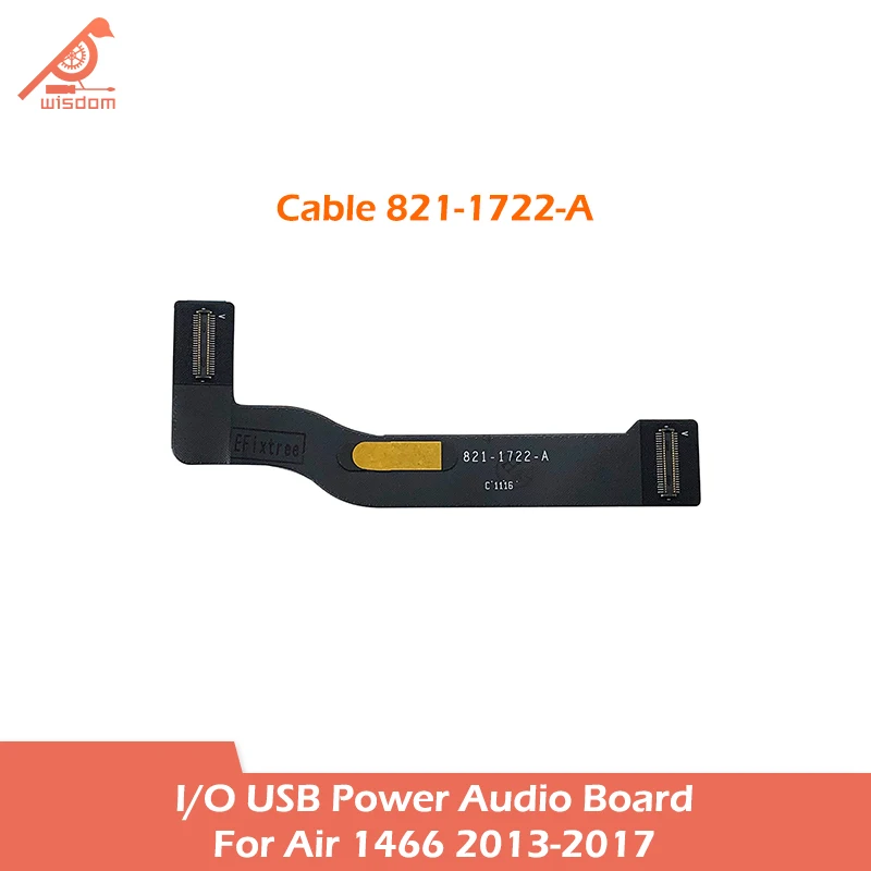 Laptop A1466 I/O USB DC Power Jack Audio Board 820-3455-A dla MacBook Air 13" A1466 2013 2014 2015 2017 z kablem 821-1722-A — zdjęcie produktu 5