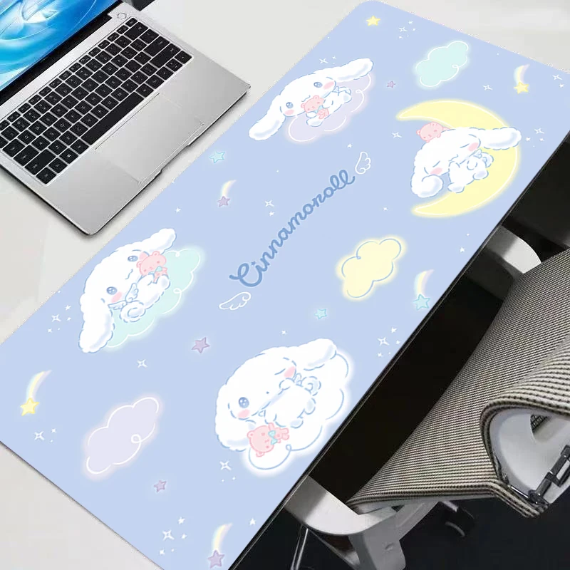 لوحة الماوس سينامورول Kawaii Mini Pc المهنية الرياضة الإلكترونية ألعاب سرعة الكمبيوتر الألعاب المطاط لوحة المفاتيح دفتر حصيرة مكتبية لوحة الماوس #1