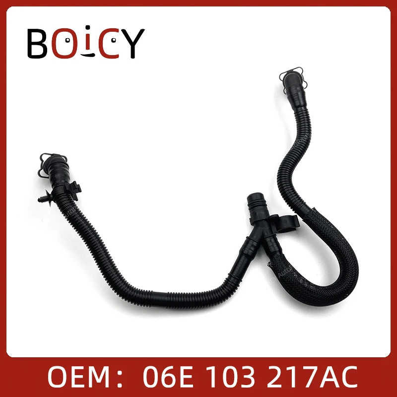 

BOICY Crankcase Breather Vent Hose for 3.0 VW Touareg Audi A4/S4 A5/S5 A6/Avant A8 Q5 06E103217AC 06E 103 217AC 06E 103 217 AC