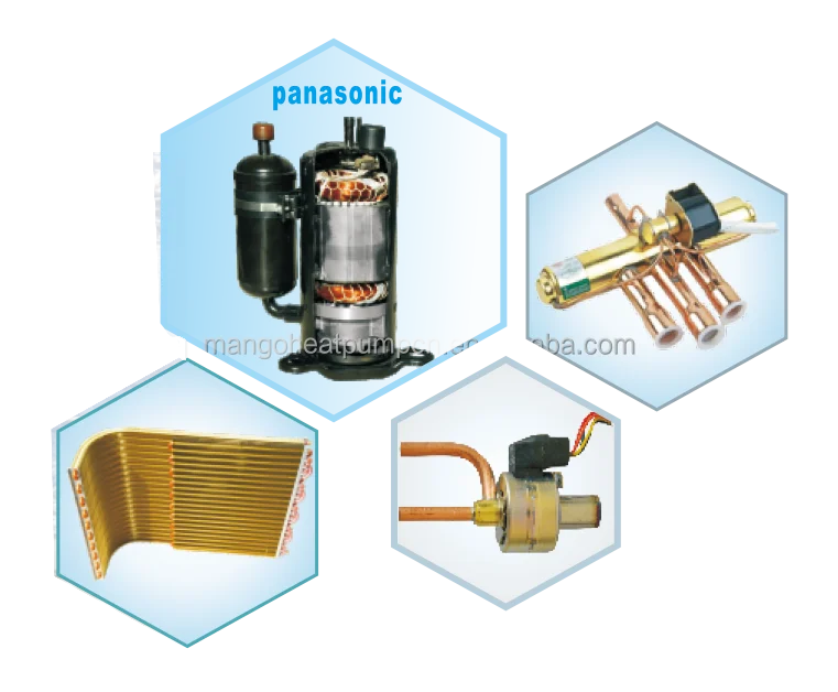 3.5kw High Coefficient WiFi Chilling Air 300L Hot Water Heater Monobloc All in One Air Energy Heat Pump Solar Water Boiler view 6