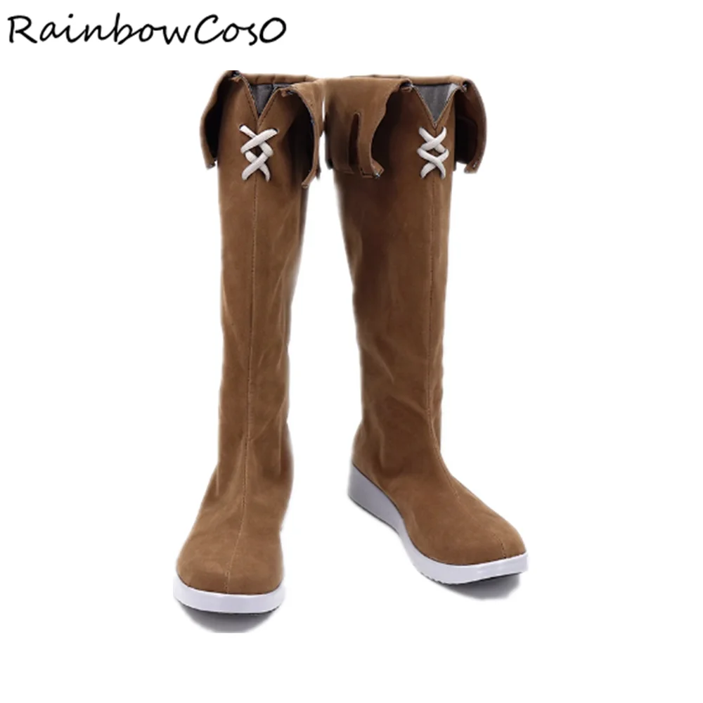 Wayfarer Final Fantasy XIV FF14 Cosplay Shoes Boots Game Anime Halloween RainbowCos0 W4326