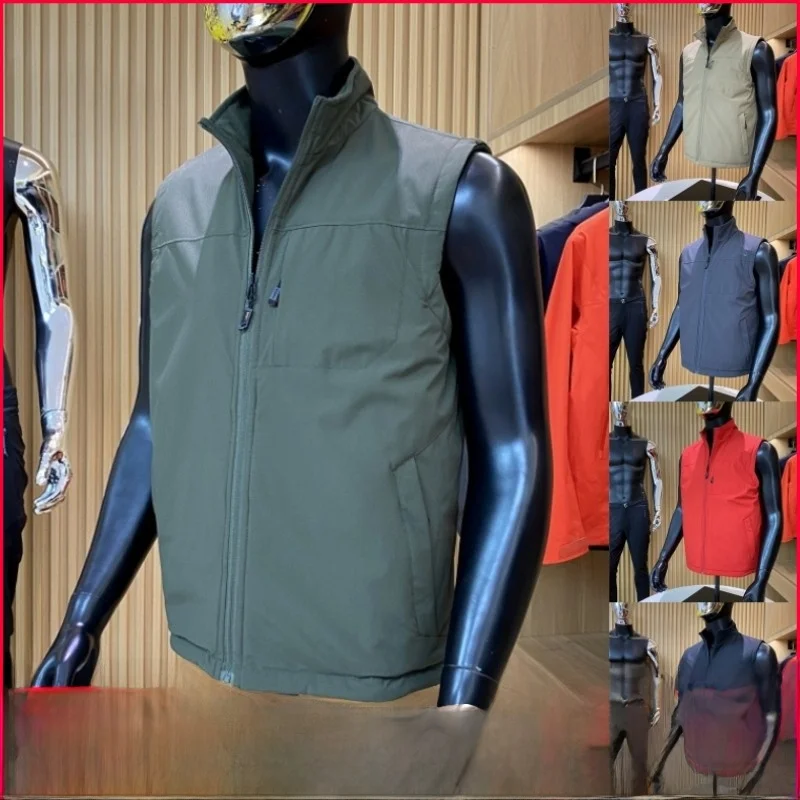 

Уличный мужской жилет Fce, двусторонний жилет, ветрозащитный, водонепроницаемый, повседневный, с воротником, осень-зима, новый, модный, подходит для Zi...