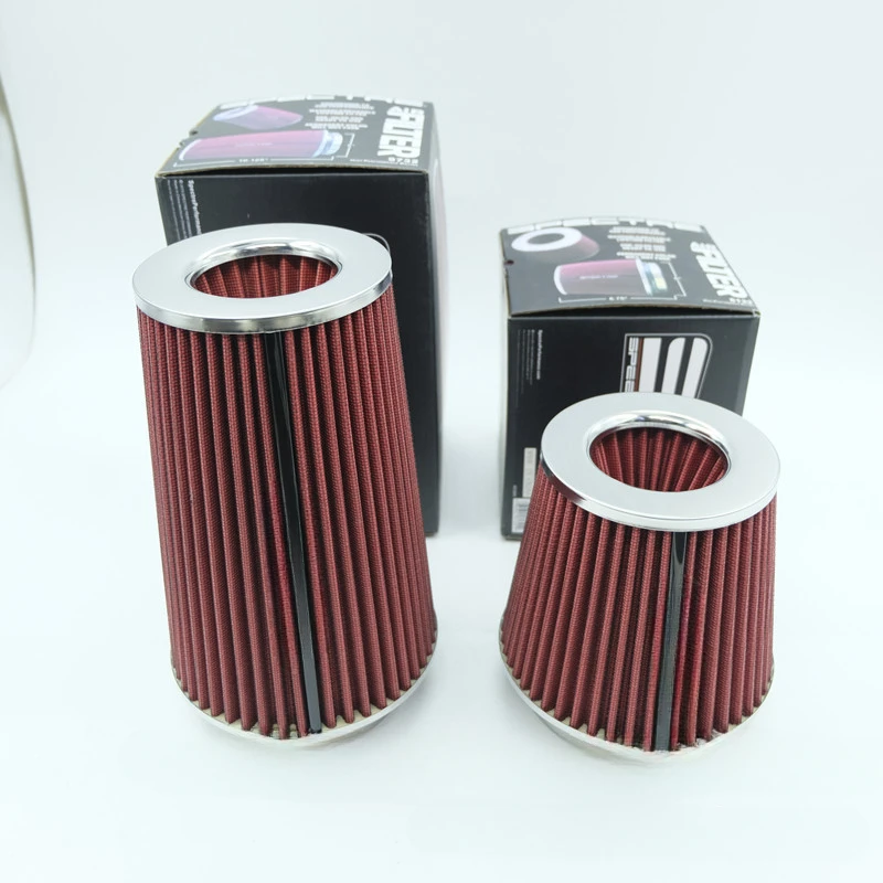 Car modified air filter new variable diameter mushroom head mushroom head air filter, car air filter 76/89/102 MM