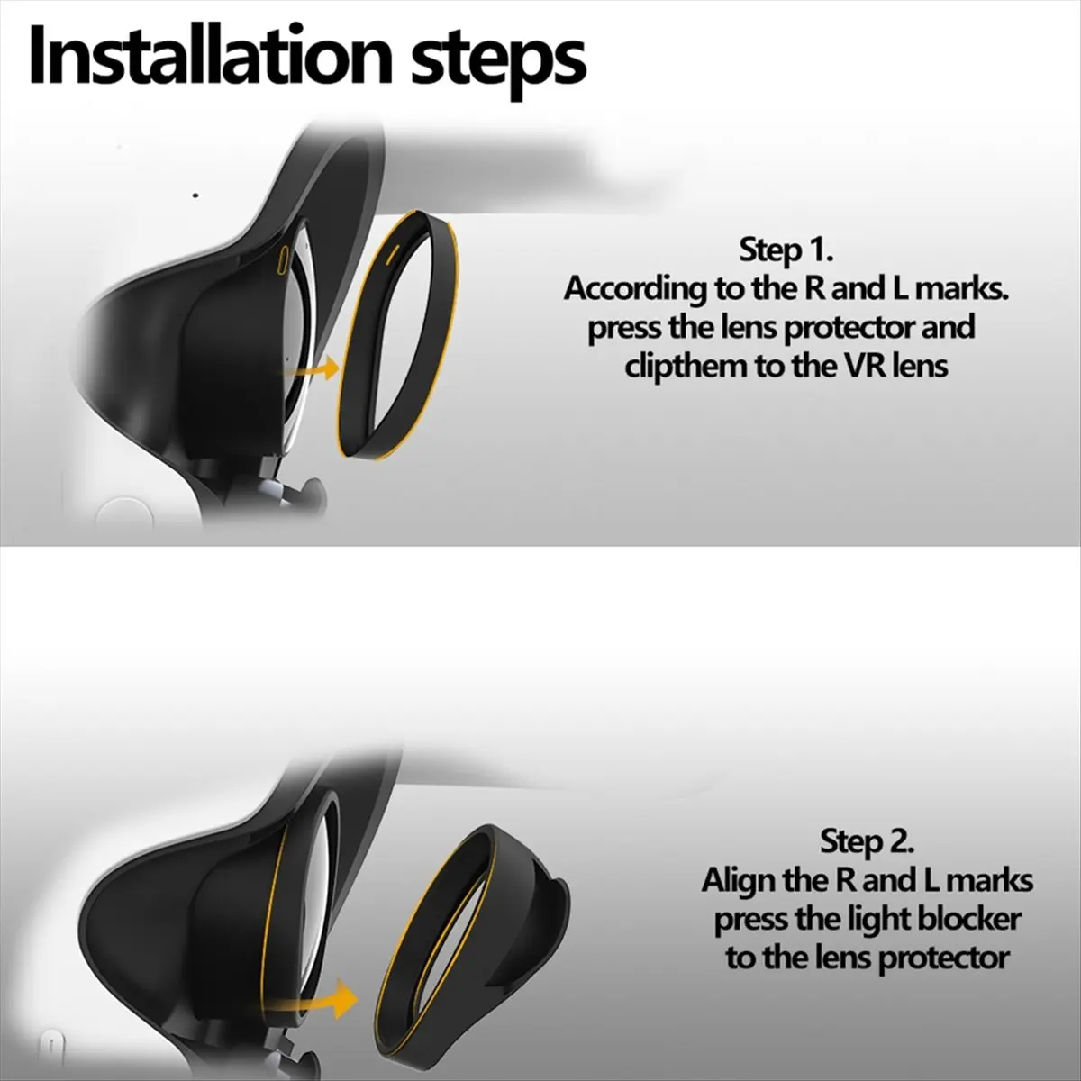 Top VR Lens Frame VR Lens Protector for Meta Quest 3S VR Glasses Accessories