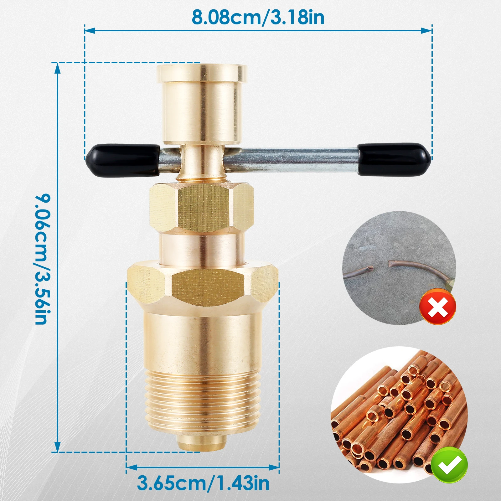 الزيتون مجتذب الثقيلة المعادن الزيتون أداة إزالة الصواميل توفير العمالة ضغط كم مجتذب أداة السباكة ل 1/2-3/4 ''الأنابيب النحاس #3