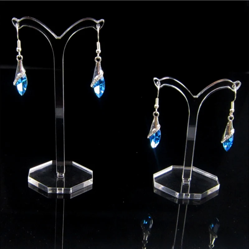 

Acrylic Stud Dangle Earrings Display Rack Stand Jewelry Hanger Organize Holder