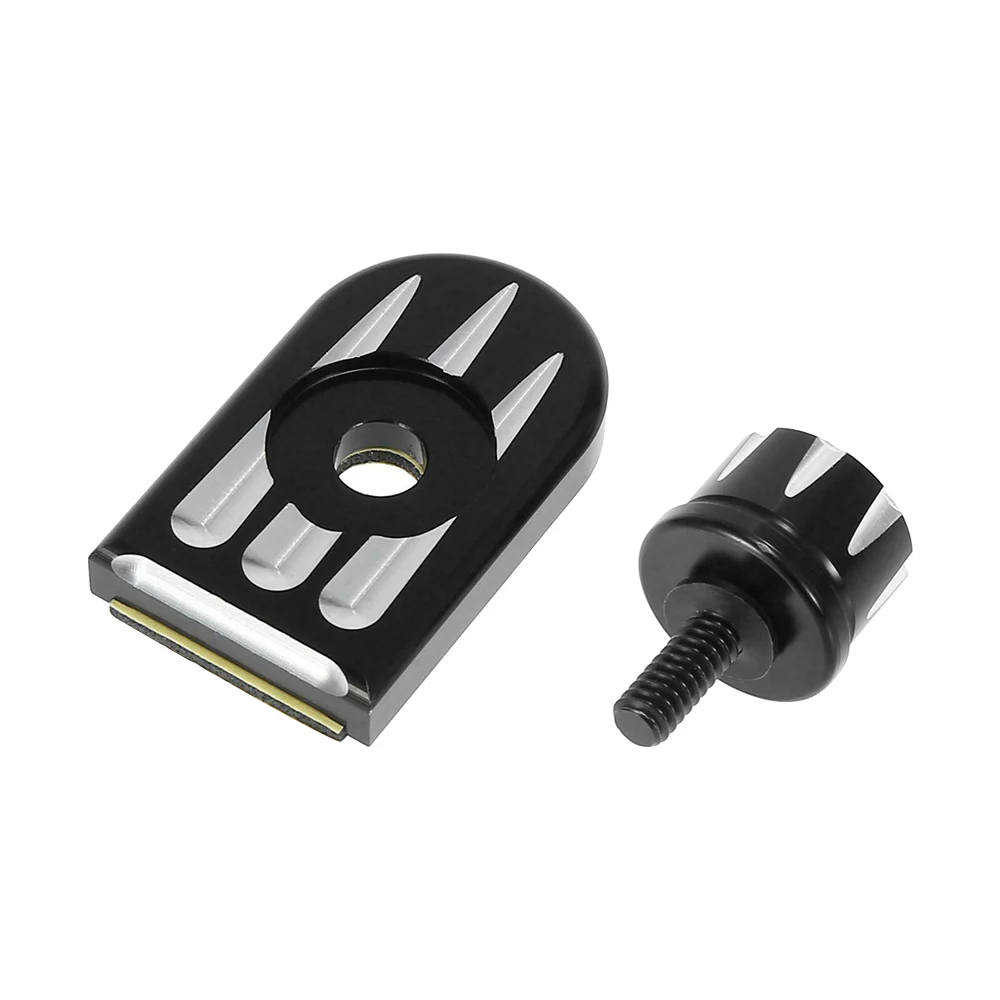 Motorbike Seat Bolt Tab Screw Quick Mount Knob Nut Cover Kit for Harley Dyna Sportster Softail view 2