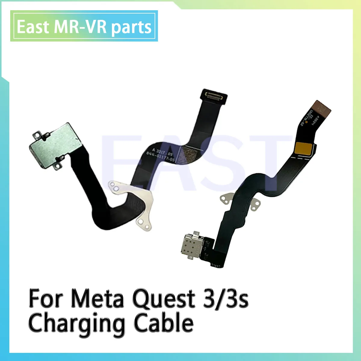 

Original Charging Cable for Meta Quest 3 Quest 3s Charging Port Flex Cable Power Headphone Jack Replacement Part Accessory