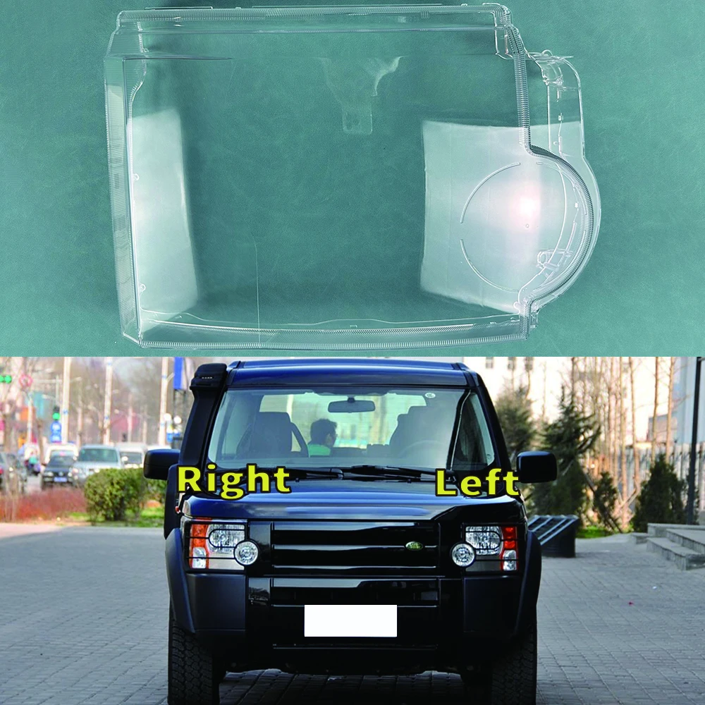 

For Land Rover Discovery 3 2004-2009 Headlamp Transparent Cover Headlight Shell Lens Replace The Original Lampshade Plexiglass