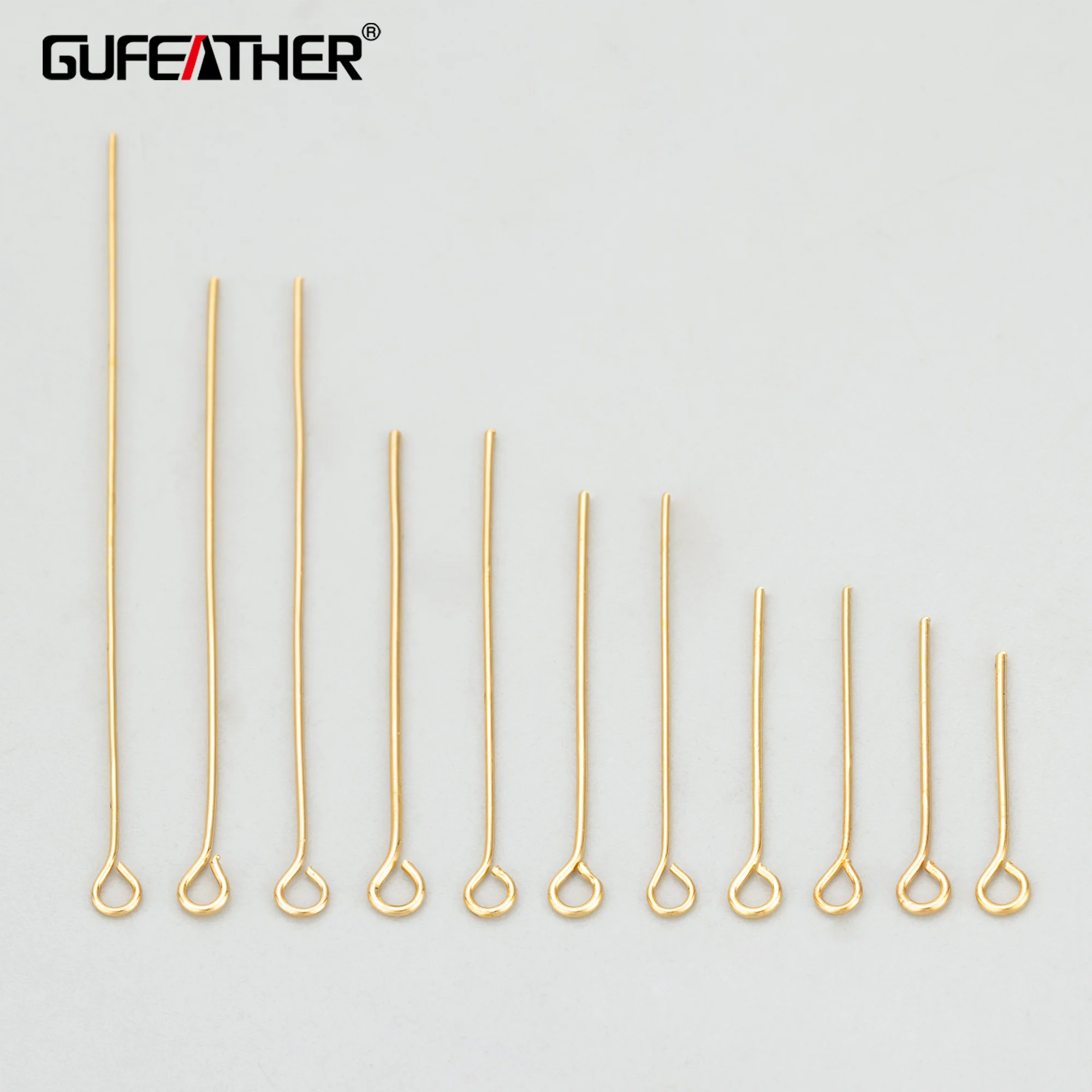 GUFEATHER,one pack/lot,MG83,jewelry accessories,18k gold plated,copper,nickel free,charms,needle,jewelry making,diy accessories