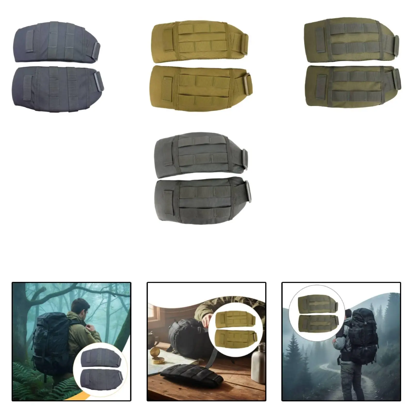 2-pieces-sport-waist-pads-waist-belt-city-commuting-detachable-hiking-portable-high-performance-outdoor-accessories-sturdy