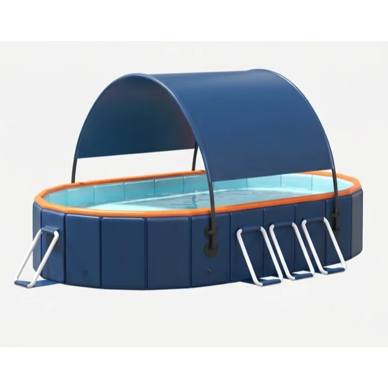 360cm Home Frame Pool Large Outdoor Family Pool No-Installation Splash Pool