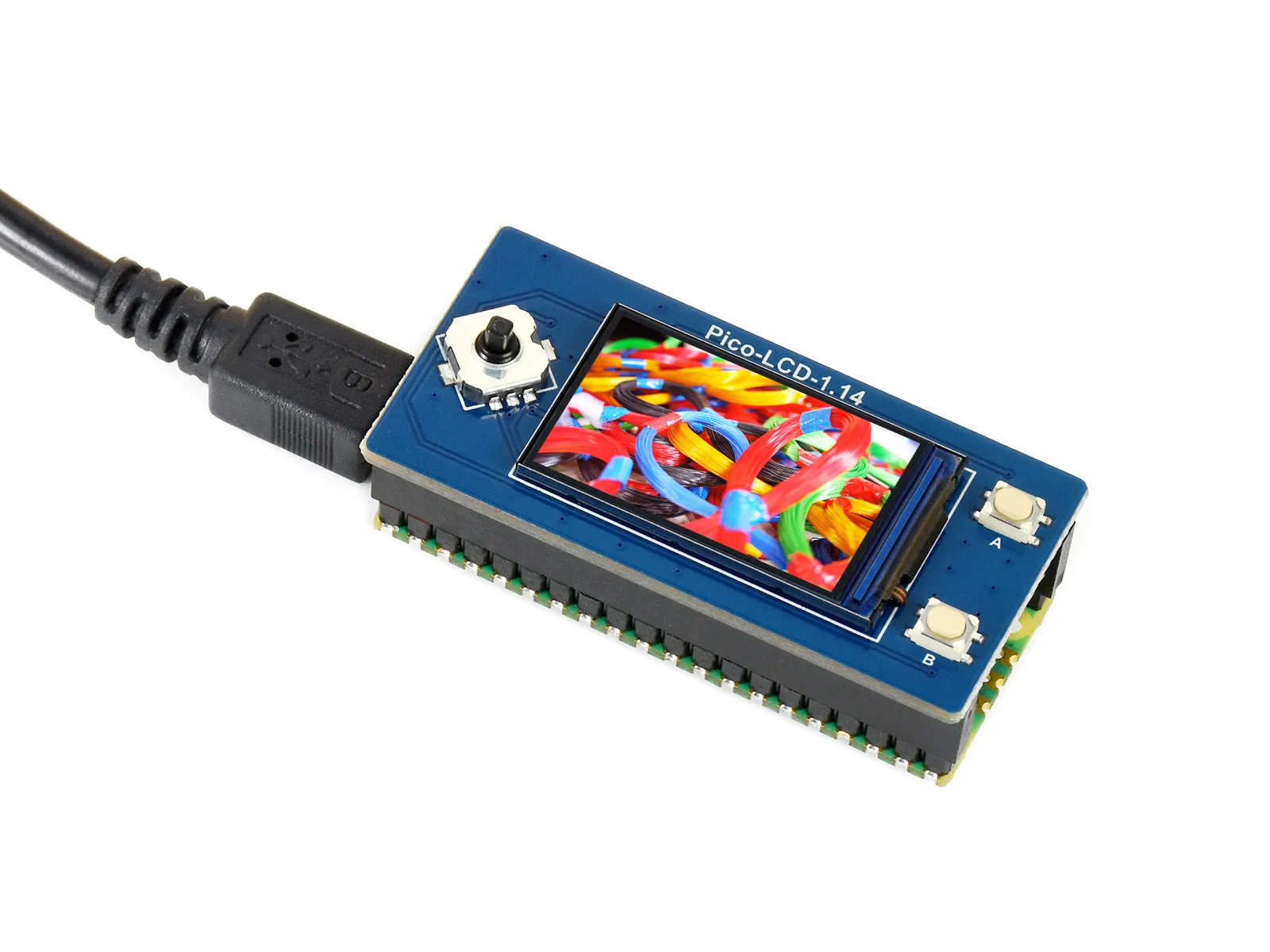 Bild 5: Waveshare 1,14-Zoll-LCD-Anzeigemodul für Raspberry Pi Pico, 65K RGB-Farben, 240 × 135 Pixel, SPI-Schnittstelle