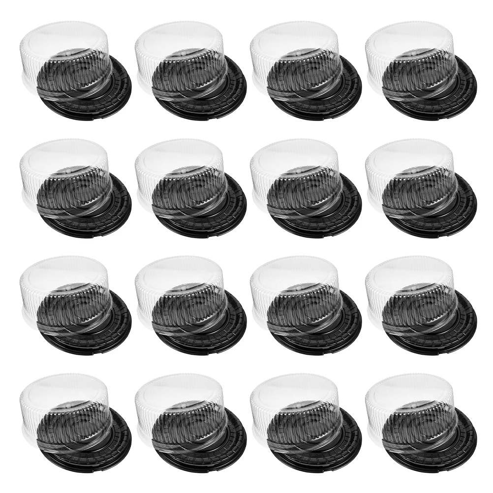 

20 Pcs Baking Cake Packaging Box Storage Containers Airtight Mousse Holder Carrier