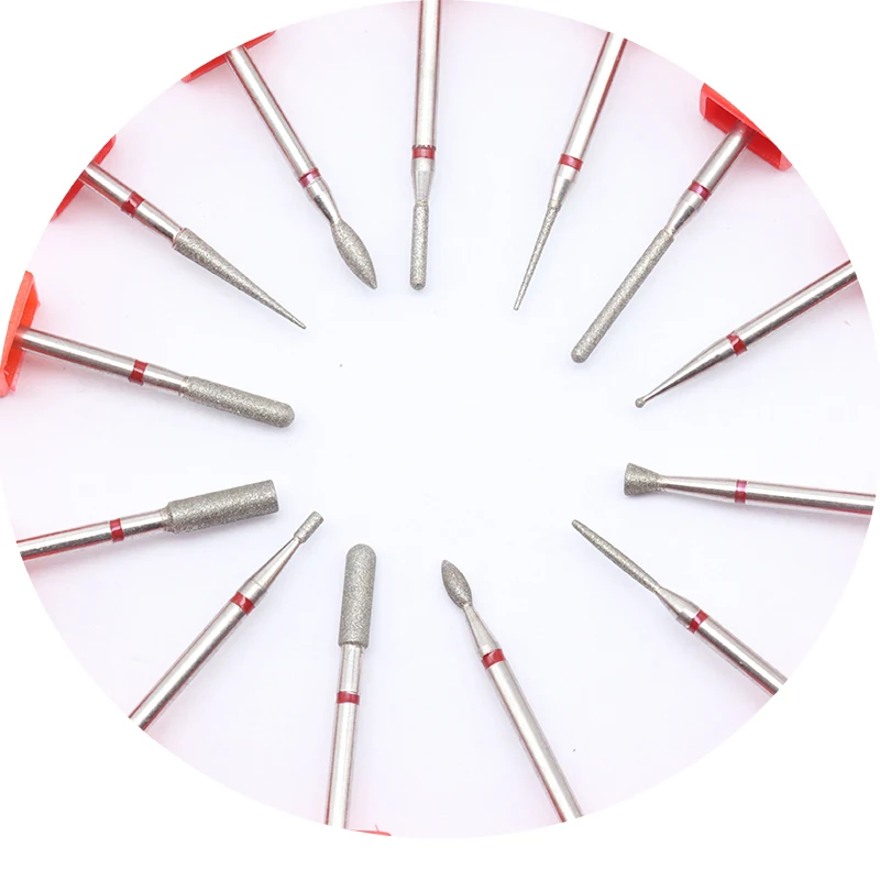 Easy Nail 33 Types Diamond Fine Nail Drill Milling Cutter for Manicure Rotary Bits Cuticle Clean Accessories Nail Files Art Tool