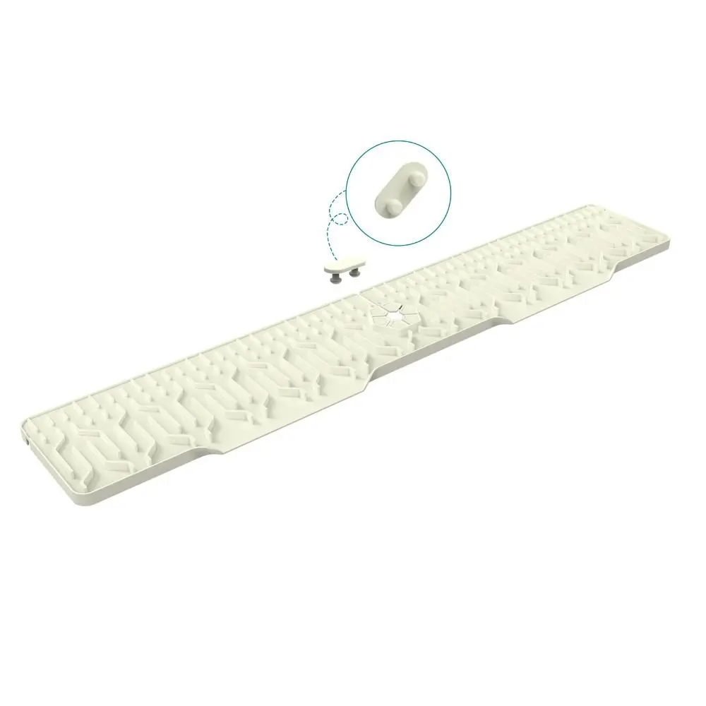 Silicone Kitchen Faucet Splash Guards Quick Dry Anti-splash Sink Splashing Guard Multiple Drain Large Size Drain Tray Mat Sink