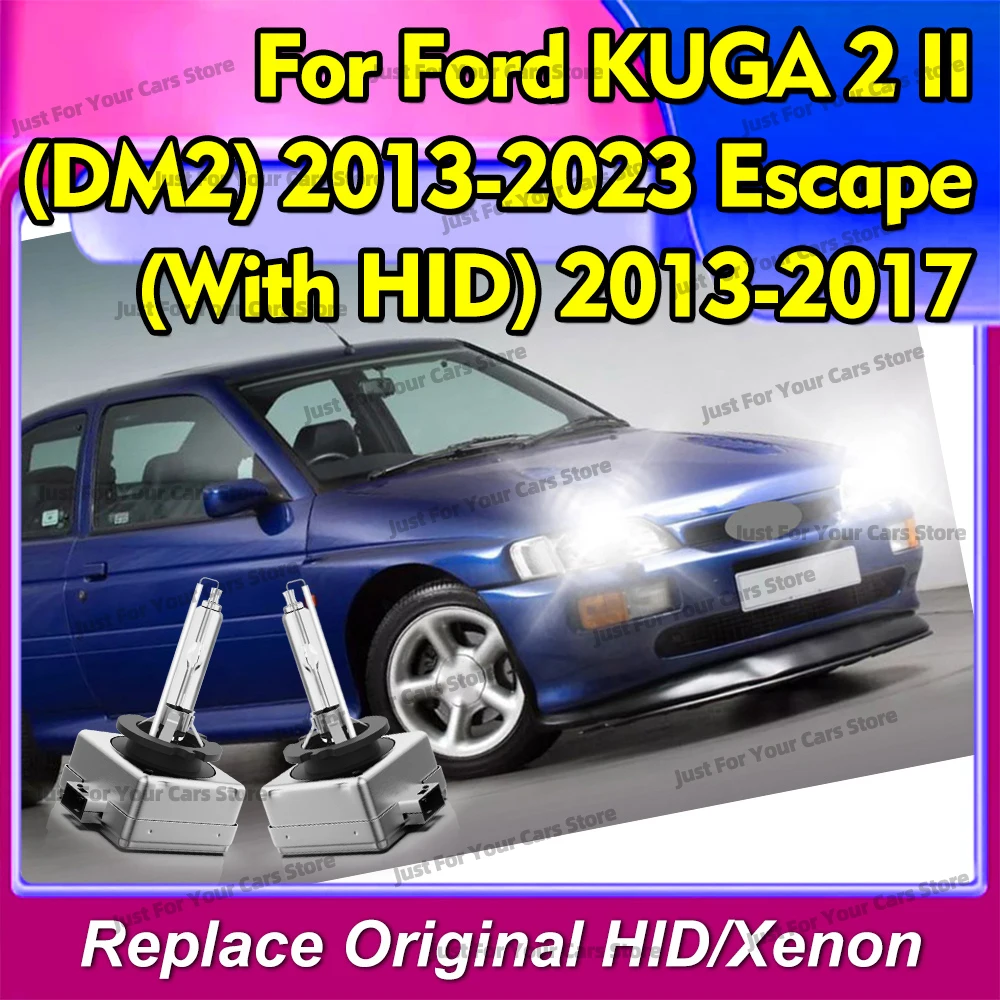 

2x HID Xenon D3S Headlight Bulb 6000K 8000K 10000K For Ford KUGA 2 II (DM2) 2013 2014 2015 2016-2023 Escape (With HID) 2013-2017