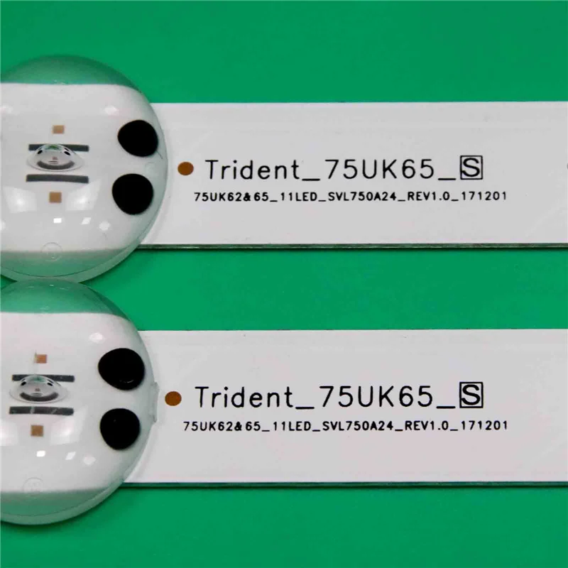 شرائط الإضاءة الخلفية LED لـ LG 75UN85006 75UN8500L 75UN8570 75UP7070 75UP75006 75UP75009 75UV340C القضبان Y19.5_Trident_75UM75_BOE_S