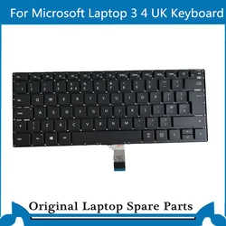 Original For Microsoft Surface Laptop 3 Laptop 4 Keyboard 1867 1868 1958 1950  Black UK Layout 13.5inch 15inch