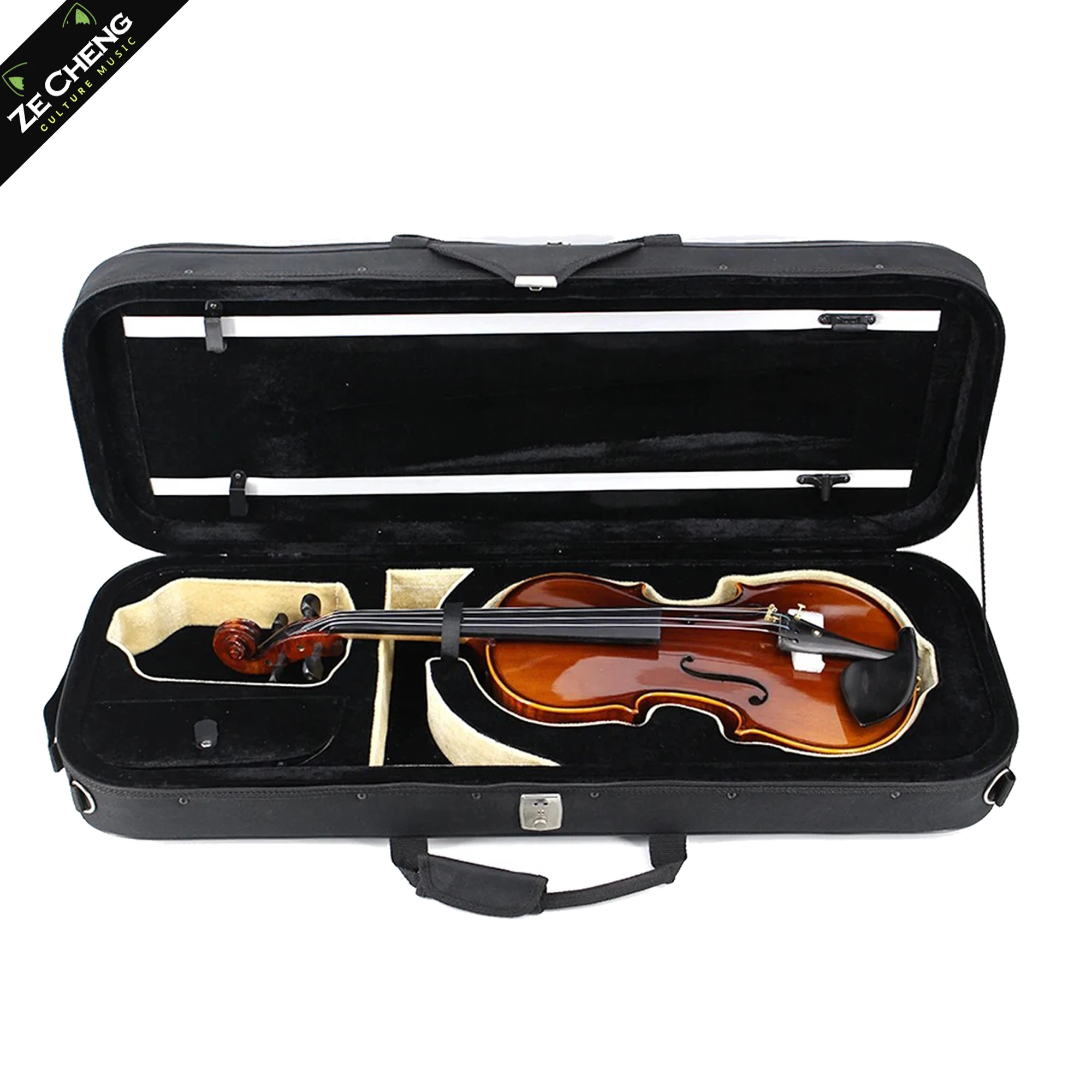 

Black Canvas Shockproof Portable Viola Case, Suitable for 15-16.5inch Violas