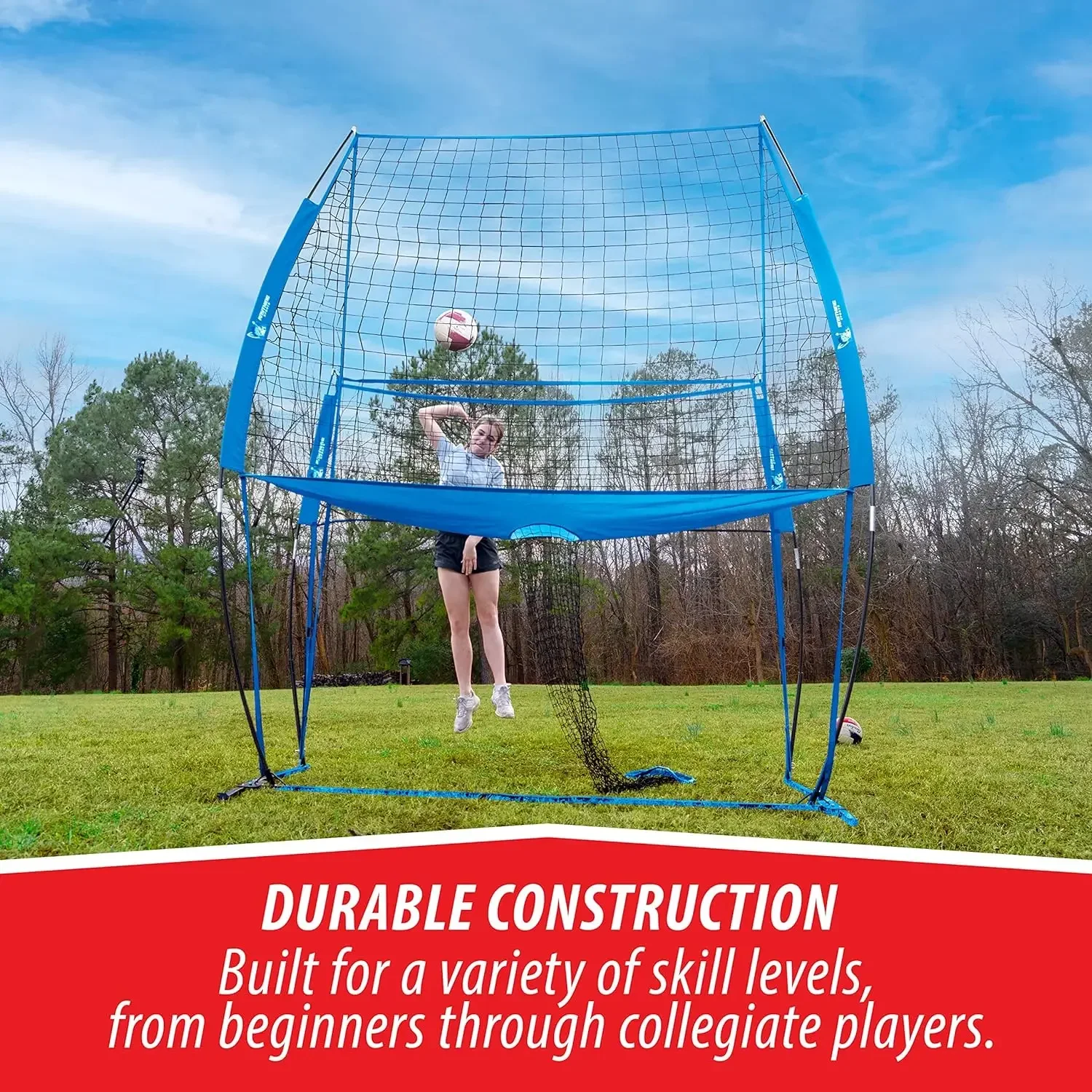 Volleyball Training Equipment Practice Net Station,FAST SHIPPING