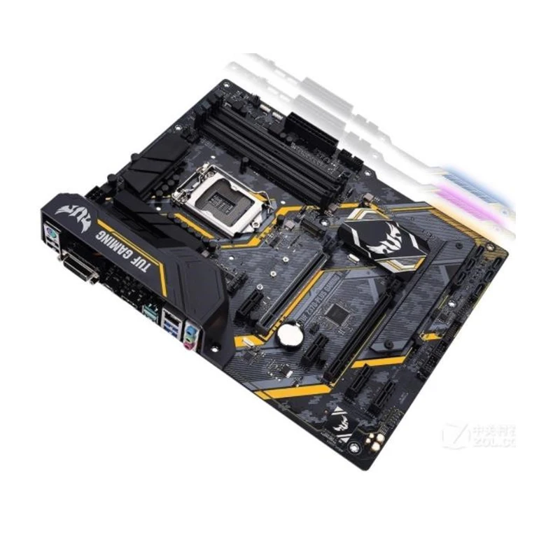 Imagem -02 - Placa-mãe Intel-z370 Tuf Z370-plus Gaming ii Lga1151 Lga 1151 Ddr4 64gb M.2 Nvme Usb 3.0 Sata3 Desktop Mainboard Original