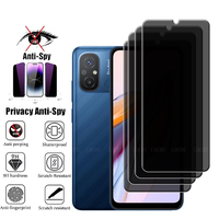 4Pcs For Xiaomi Redmi 12C Glass Redmi 12C Screen Protector Phone Cover Protective 9H Anti-Spy Privacy Tempered Glass Redmi 12C