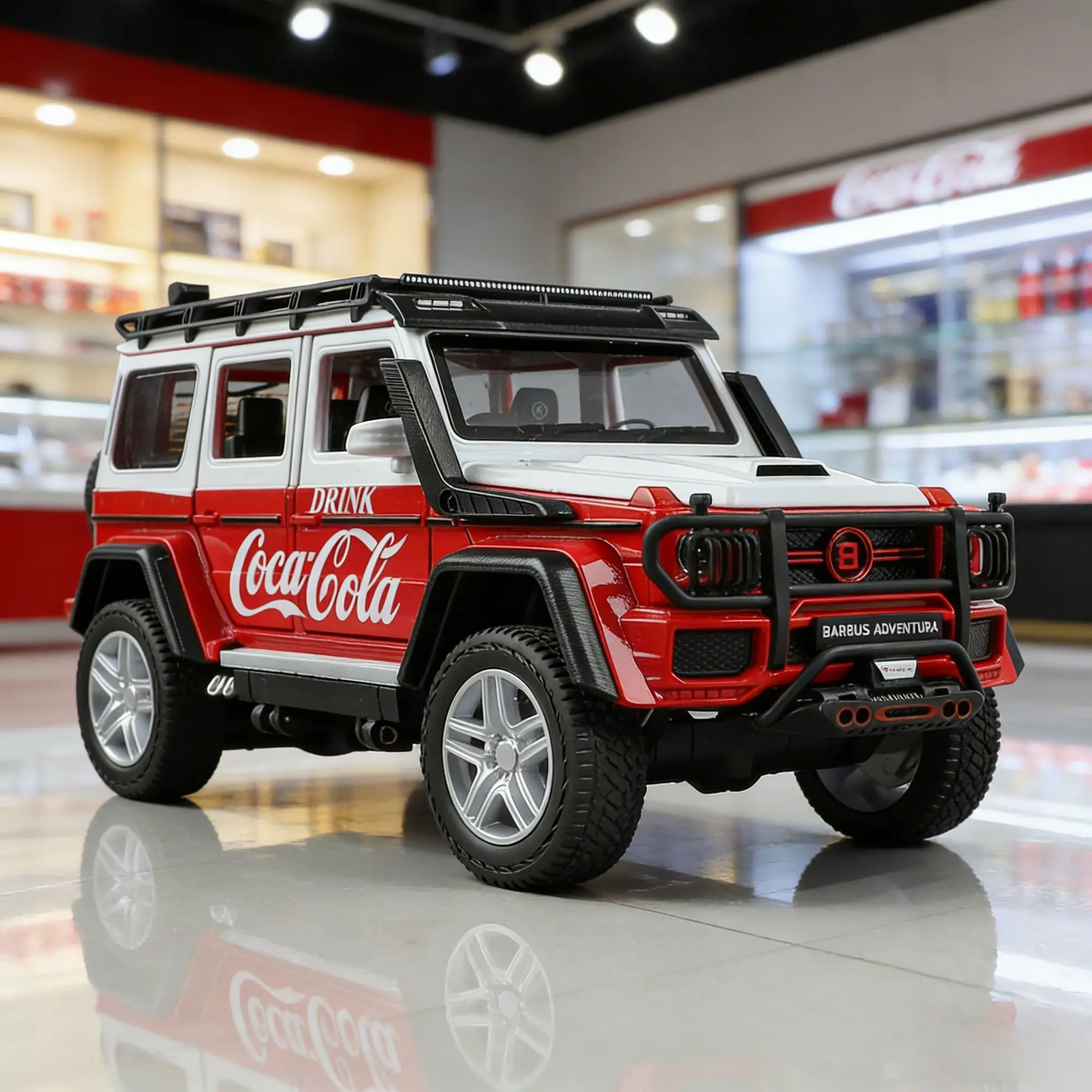 

1:24 Scale G800 Off-road Vehicle Alloy Diecast Car Model, Simulation SUV Model Toy with Sound & Light, Kids Toy Gift for
