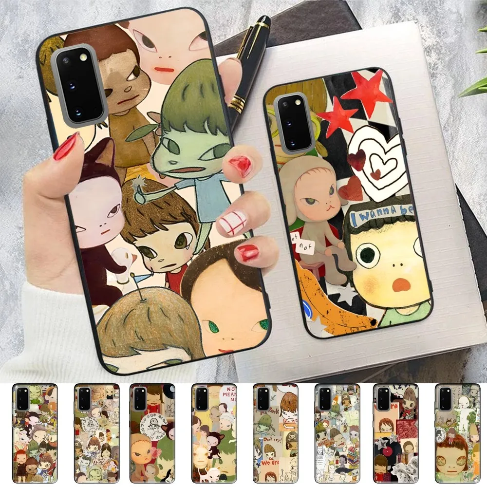 Yoshitomo Nara Phone Case For Samsung S 9 10 20 21 22 23 30 23plus lite Ultra FE S10lite Fundas