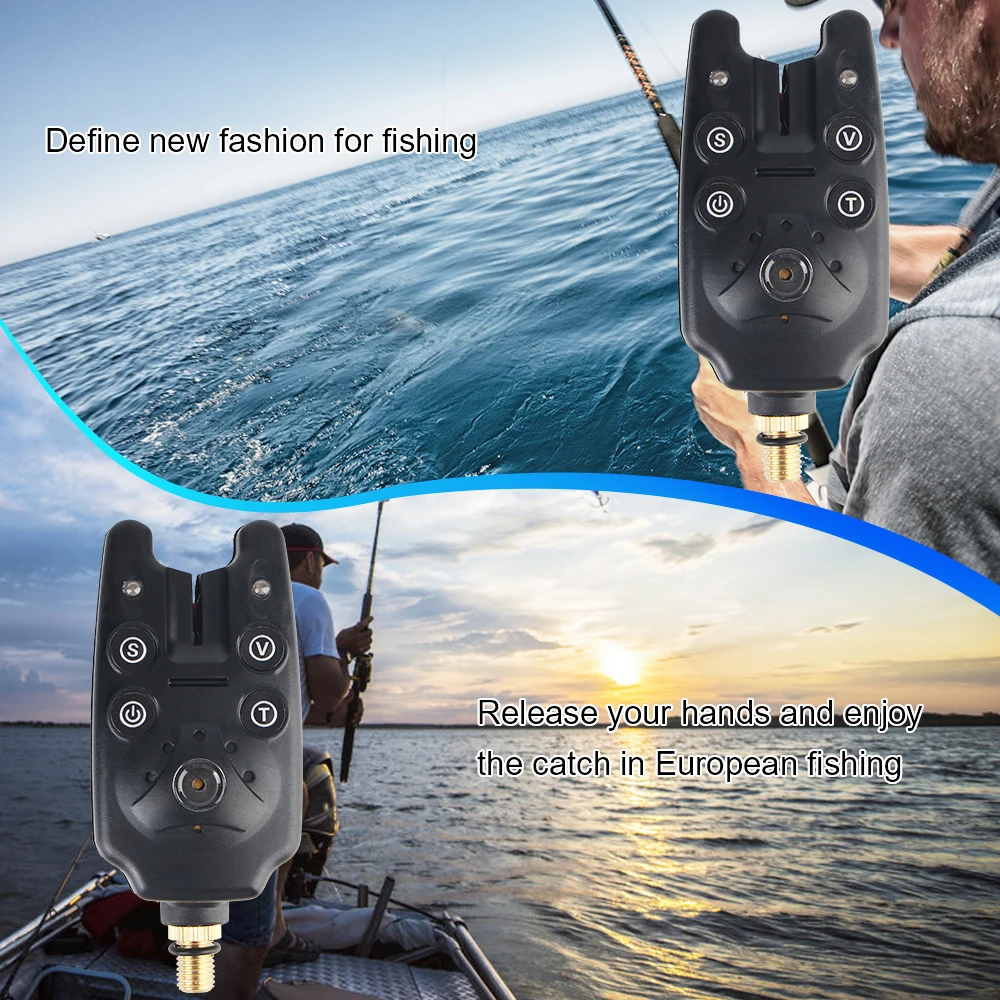 JY-1 Fishing Accessories with Volume Tone Sensitivity Control Accessories LED Indicator Carp Fishing Bite Alarm