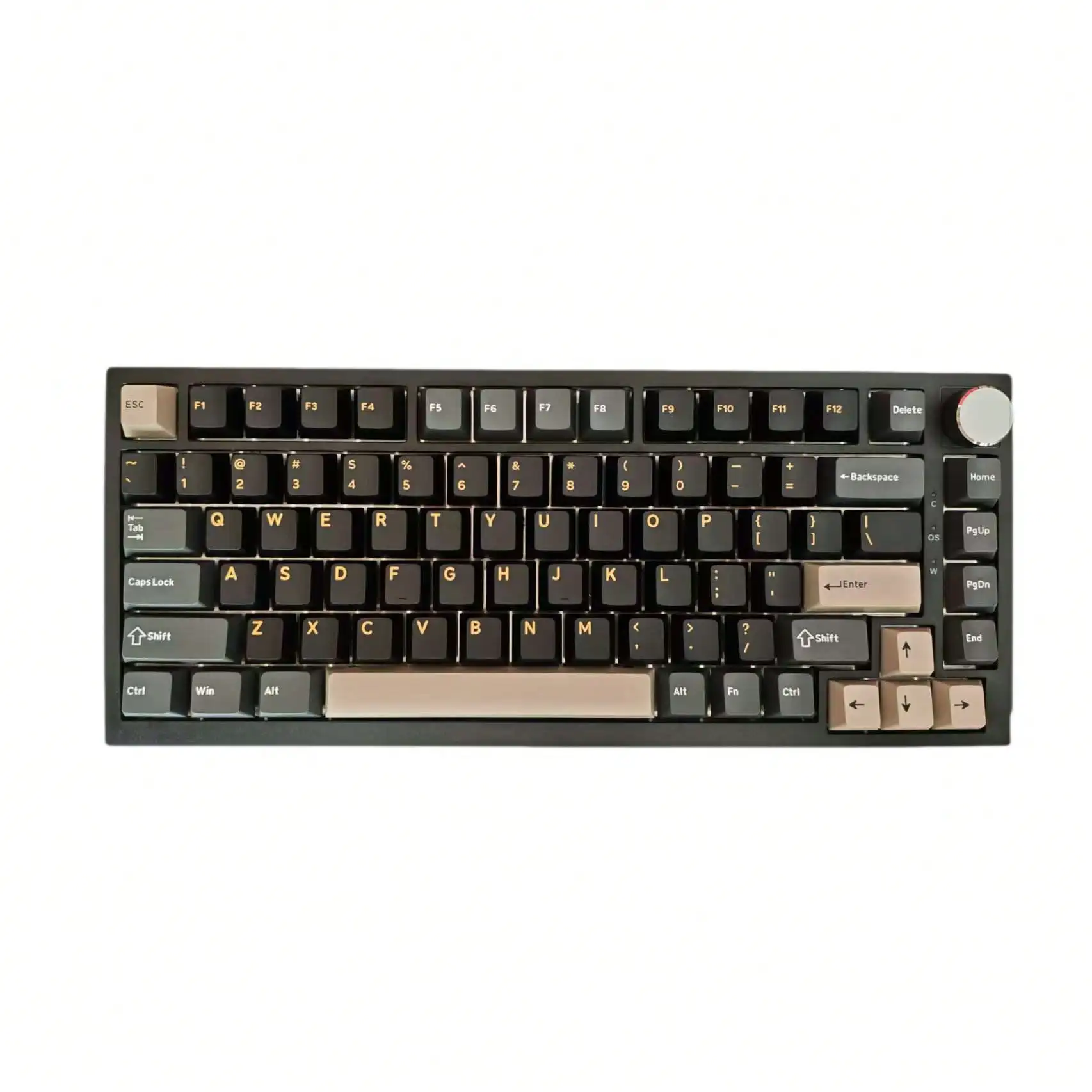 K85 E-sports magnetic axis mechanical keyboard Customized PBT keycap RT mode 82 keys RGB adjustable keystroke image 2