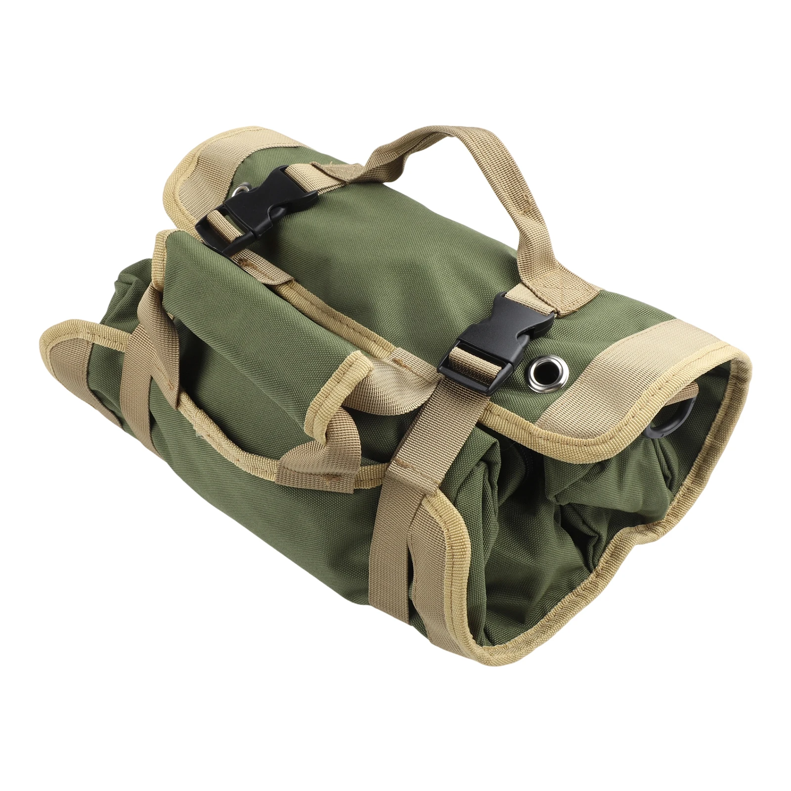 1PC Oxford Cloth Electrician Tool Storage Bag Multi-Pocket Space-Saving Roll-Up Car Storage Bag For Wrench Screwdriver Storing