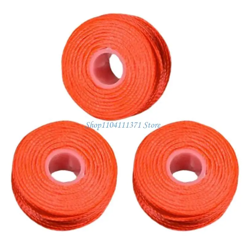 P9FC 3 Rolls Cotton Knot Stop Line Rock Fishing Tackle Cotton Knot Line Easy to Use