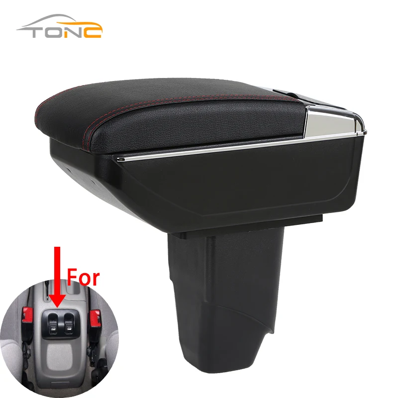 

Armrest Box for PEUGEOT 206 Car Leather Arm Rest Center Console Storage USB Accessory