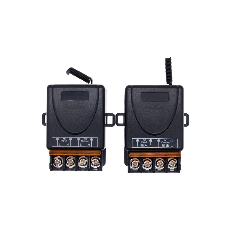 1PC 12V 24V DC Wireless Remote Controller Switch AC 220V 110V MAX 40A Universal Relay Receiver Module Wide Voltage 433Mhz EV1527 image 2