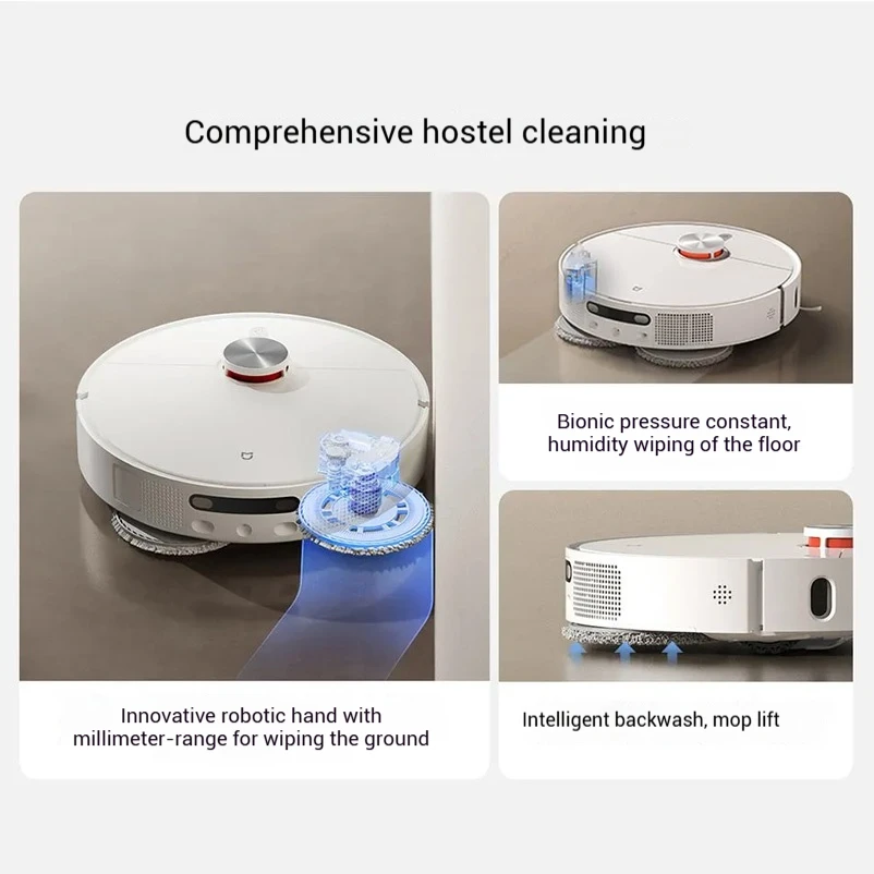 Xiaomi M30S Robot Vacuum and Mop, Auto Dust Emptying & Self Wash Refill, LiDAR Navigation, For Pet Hair,MIJIA Vacuum Cleaner
