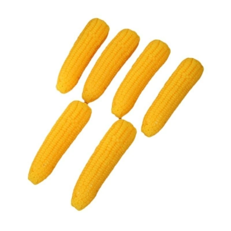 

Lifelikes Artificial Corn Simulations Corn Fake Vegetable Photo Props Kitchen Decorations Kids Teaching Toy 15UB
