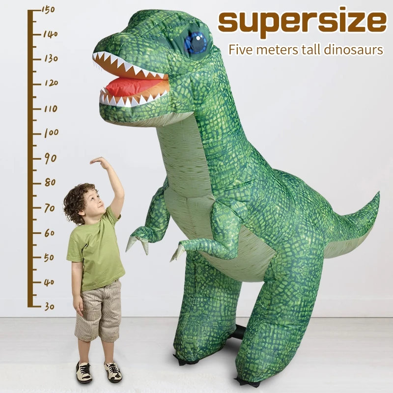 ديناصور كبير قابل للنفخ بجهاز تحكم عن بعد ، ألعاب تي ريكس كهربائية للمشي للأطفال والفتيان والفتيات وأفضل حفلة عيد ميلاد وهدايا عيد الميلاد
