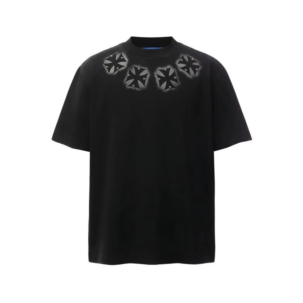 26SS New Style Loose-Fitting Men's Women's Clothing Street Style West Coast Short Sleeve Fashion Versatile Layering Top Stock