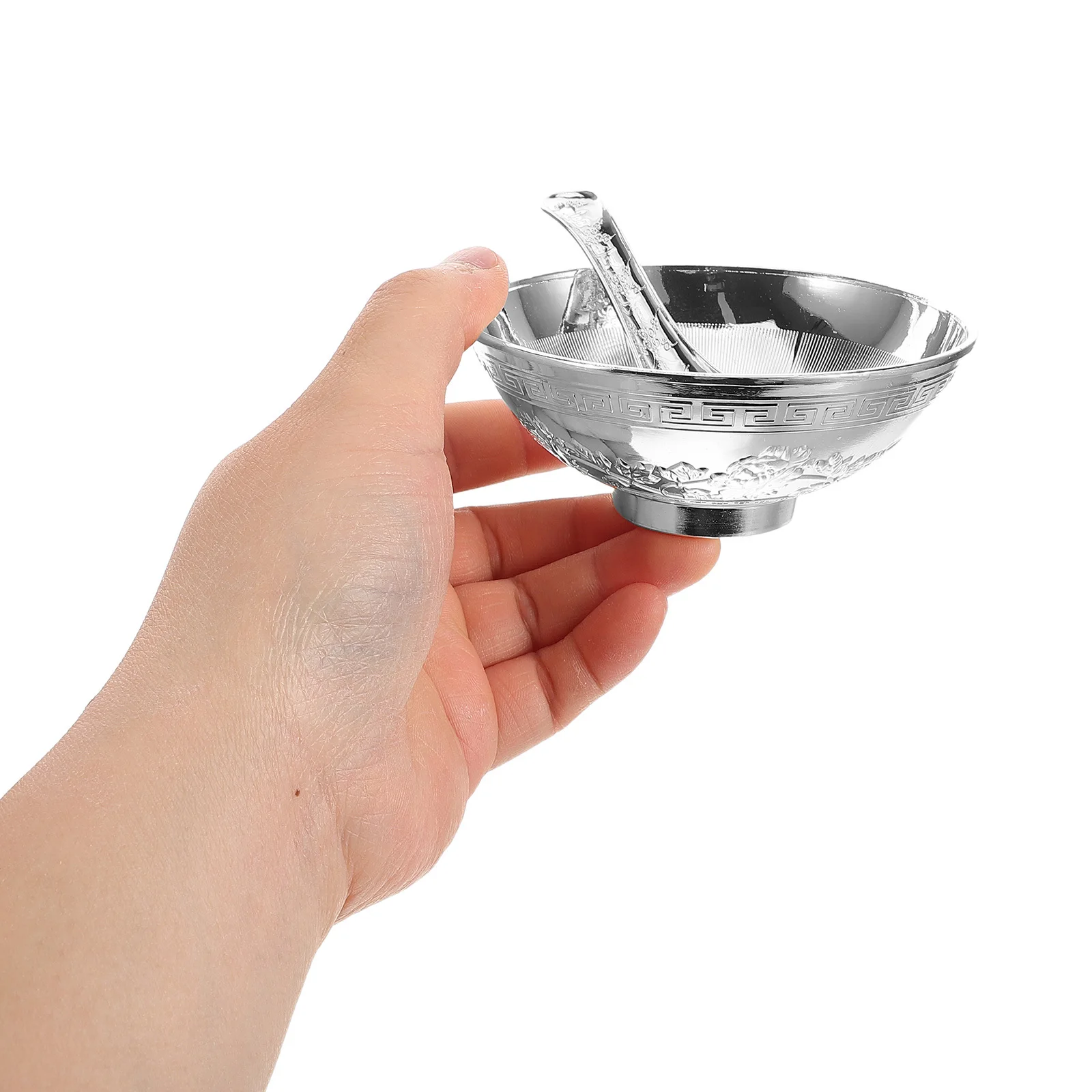 

3Pcs Creative Tableware Set Shiny Party Supplies for Celebrations Elegant Serving Spoon Bowl Wine Cup Dinner Sets