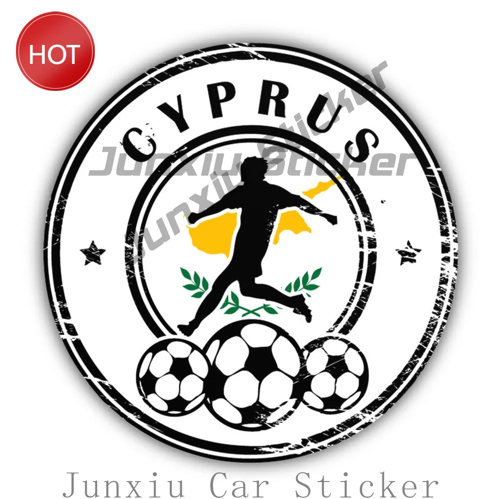 Car Accessories Cyprus - Cyprus Stamp Grunge Football Soccer Sport
