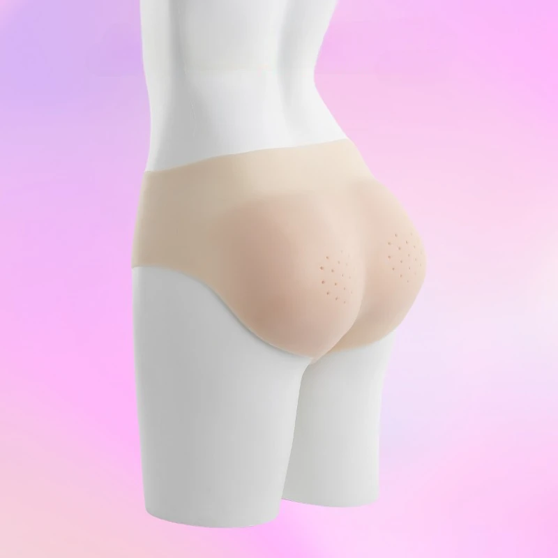 Micro Porous Breathable Silicone Full Buttocks Pants with No Trace Fake Buttocks and Beautiful Buttocks Underwear