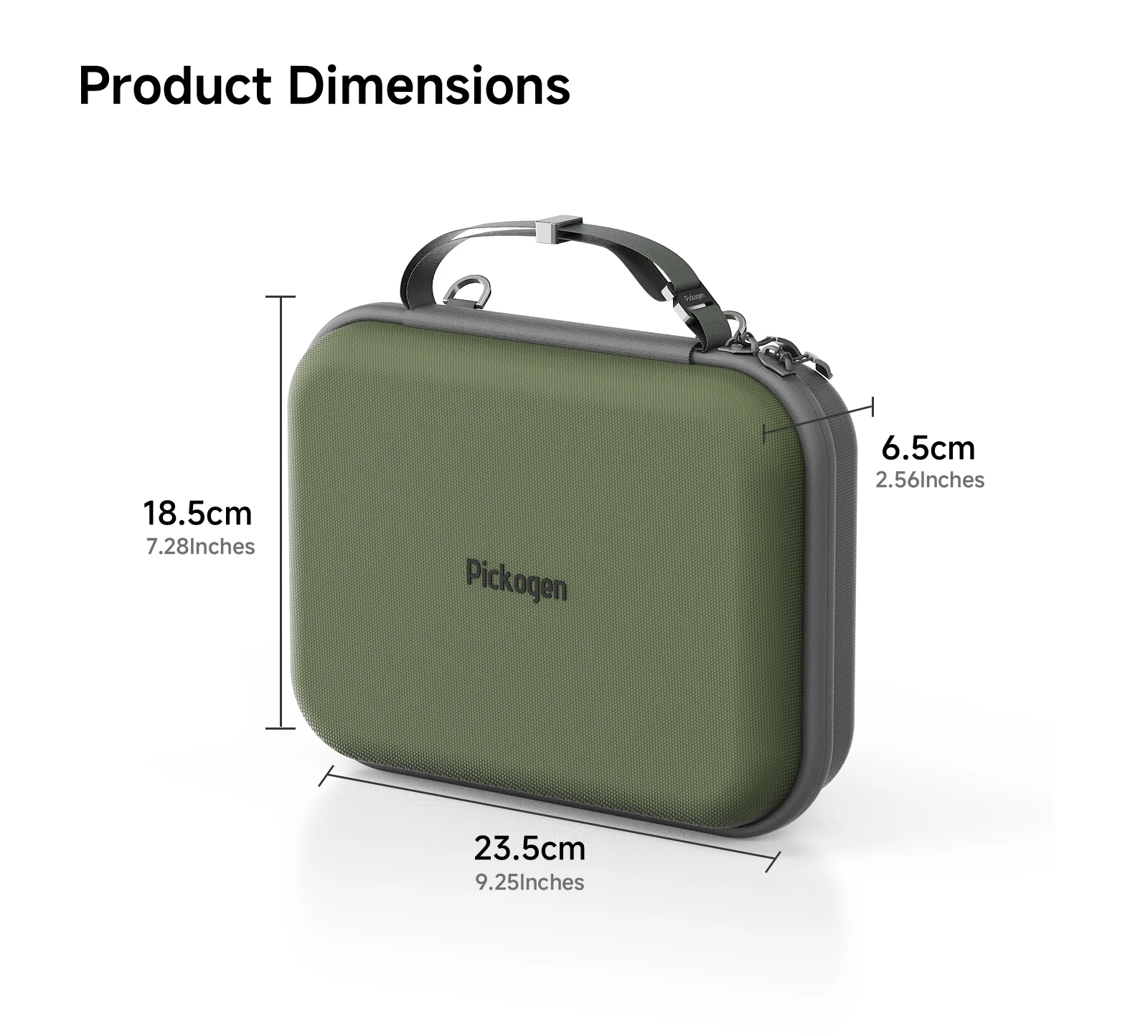 PICKOGEN Aufbewahrungstasche, sturzsichere Hartschalen-Handtasche für VIVO X300S X300 Ultra (G2 Ultra) Telekonverter-Fotografen-Kit – Detail 9