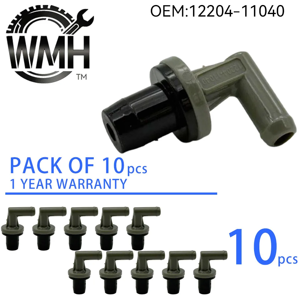 1/5/10 unidades 12204-11040 válvula PCV ventilação positiva do cárter para substituição Toyota Camry Corolla Paseo