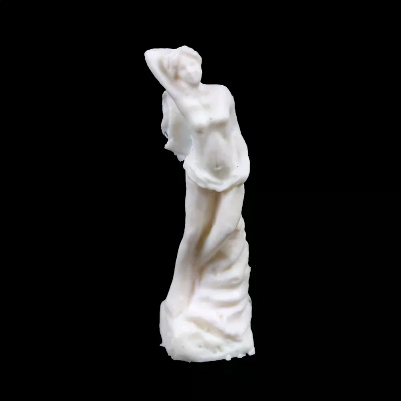 Miniature Dollhouse Accessories Scene Model Resin Goddess Statue Toy Girl Gift