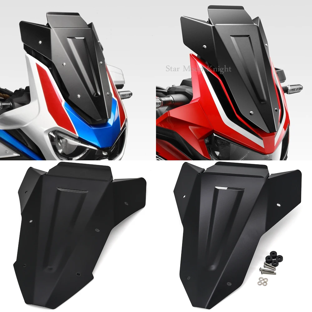 

Motorcycle Aluminum Windscreen Windshield Wind Shield Deflector Fit For Honda CRF1100L CRF 1100 L Africa Twin Adventure Sports